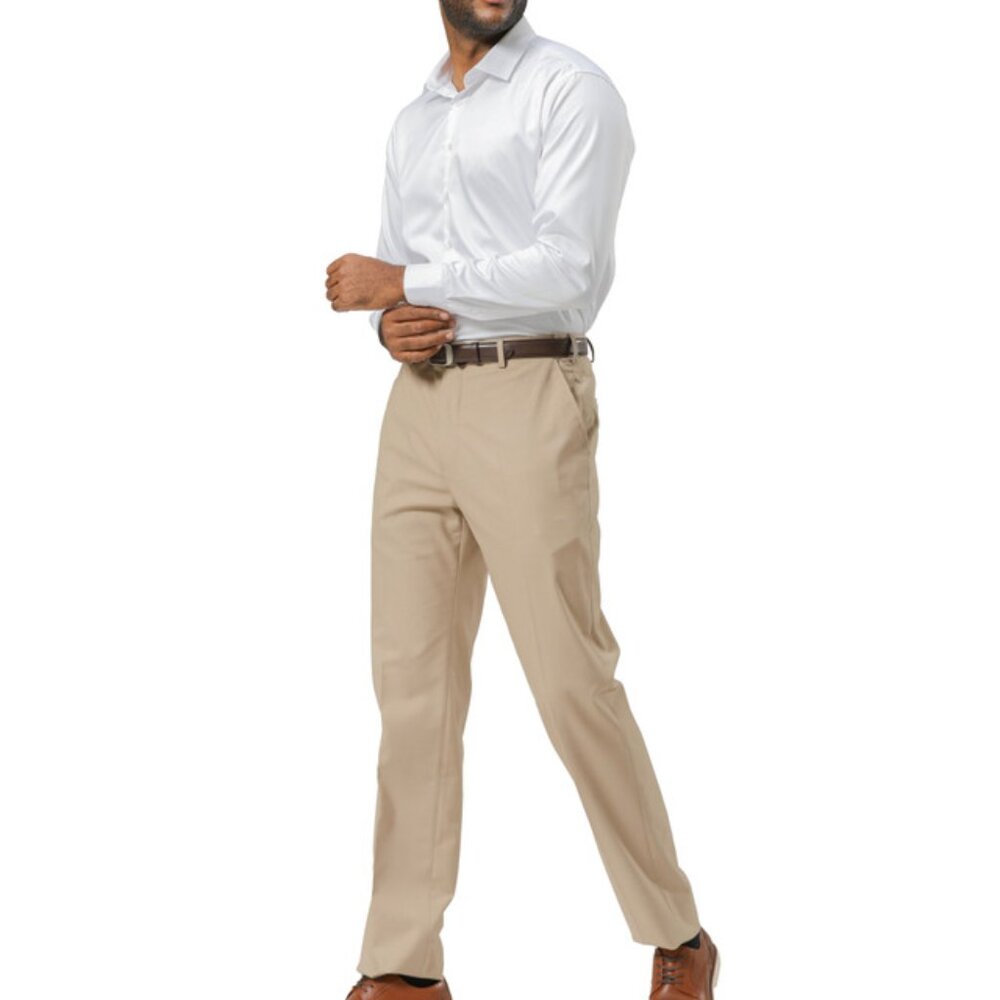 Premium Tan Stacy Adams Men's Dress Pants